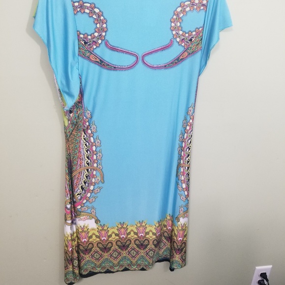 Dress mid length multi colored - Picture 2 of 3